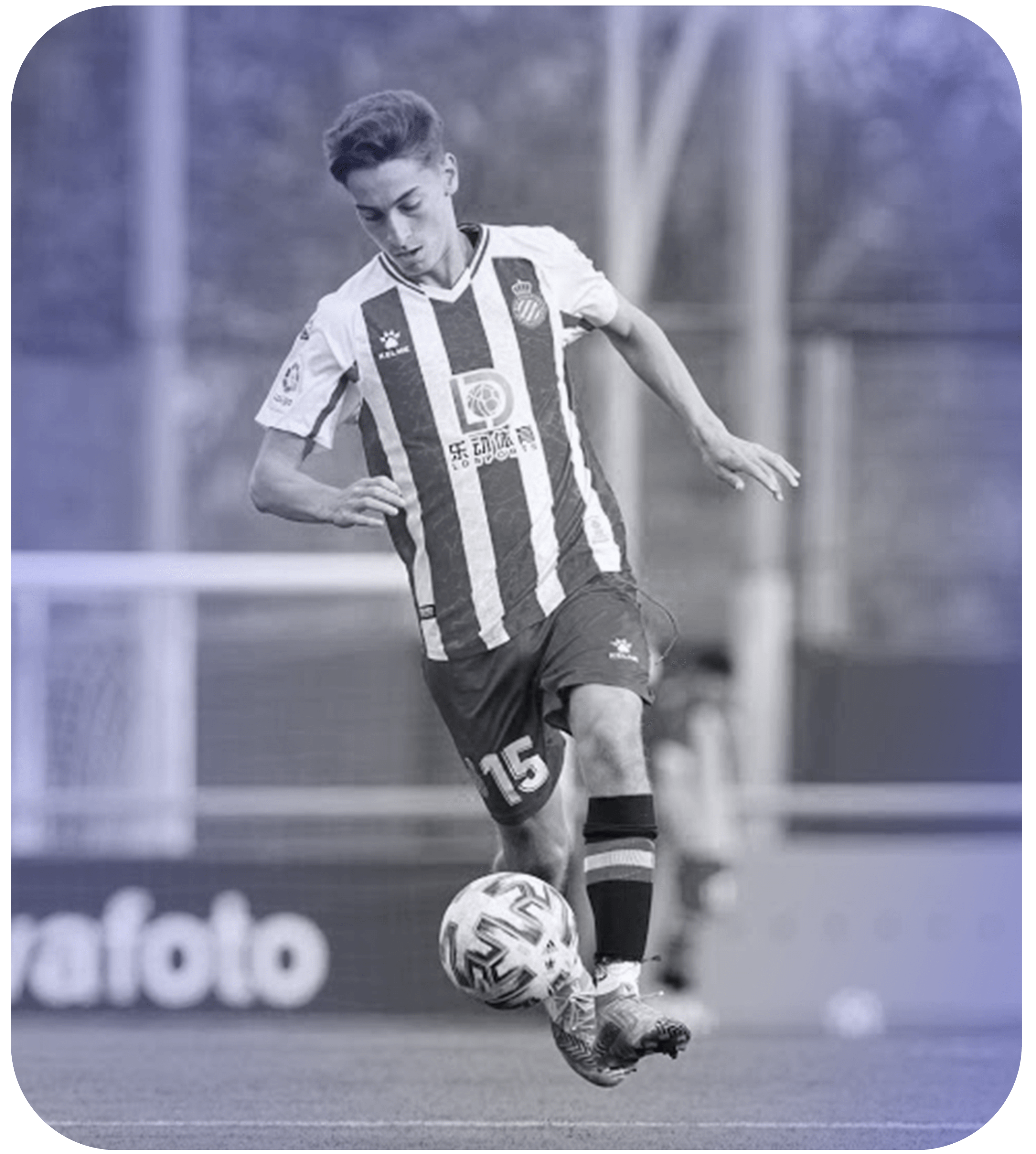 Nico in action at Getafe training